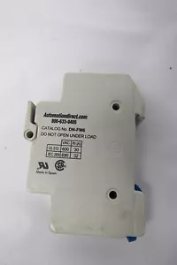 AUTOMATION DIRECT DINNECTORS DN-FM6 600V 30A 1POLE FUSE HOLDER - Picture 1 of 3