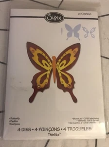 Sizzix Thinlits Cutting Die Butterfly Papillon Mariposa - Picture 1 of 6