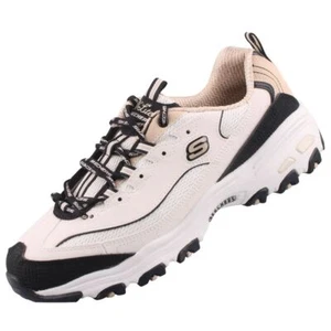 Skechers Damen Sneaker Halbschuh D´Lites Retro Rewind Beige Schwarz 150536-NTBK - Bild 1 von 7