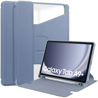 Case for Samsung Tab A9 plus X210 SM-X216 Transparent 360 rotary keyboard Tablet - Image 1 of 4