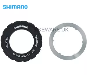 Genuine SHIMANO Center Lock Ring for 15/20 mm Thru Axle SM-HB20 (External) - Picture 1 of 5