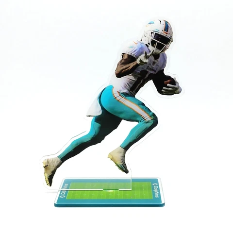 Tyreek Hill Figure - #10 of Miami Dolphins Running with a Peace Sign Ornament Cover