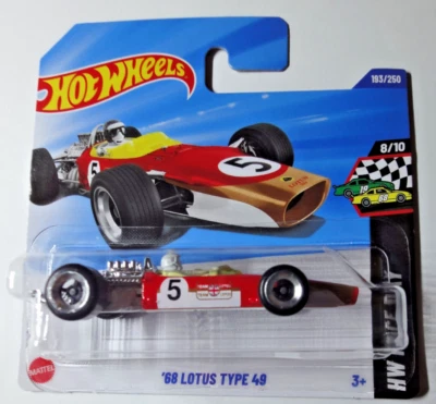 Hot Wheels - '68 Lotus Type 49 - Formula 1 Auto Corsa - Hw Race Day 2025 - HYX18 - Immagine 1 di 3