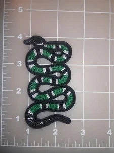 snake peony Small Iron On Patch! - Picture 1 of 2