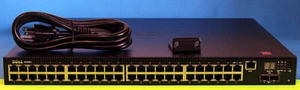 N2048P Dell N2000 Series switch PoE 48 porte Gigabit 2x SFP+ con kit di montaggio su rack - Foto 1 di 3