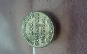 De colección Henry Paulson & Co Paulson Service lata década de 1920 Chicago cuarto talla diamante - Imagen 1 de 2