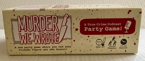 Murder We Wrote A True Crime Podcast Party Game By Kess Co. 2023 New in Box - Picture 1 of 4