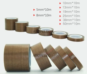 PTFE Adhesive Tape Cloth Heat-Resistant 300℃ Vacuum Sealing Machine 0.13mm*10M - Picture 1 of 10