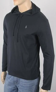 Ralph Lauren Black Long Sleeve Classic Lightweight Hoodie NWT - Picture 1 of 1