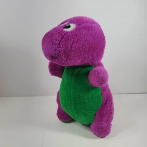 Vintage Barney Goffa International Corp peluche viola dinosauro 12" - senza cravatta - Foto 1 di 13