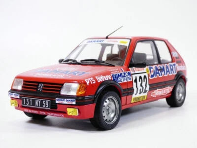 SOLIDO COMPETITION 1:18 AUTO PEUGEOT 205 GTI #132 RALLYE M. CARLO 1986  S1801717 - Immagine 1 di 4