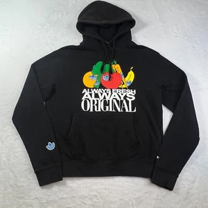Adidas Originals Always Fresh Alway Original Black Hoodie Men's Small Distressed - Picture 1 of 17