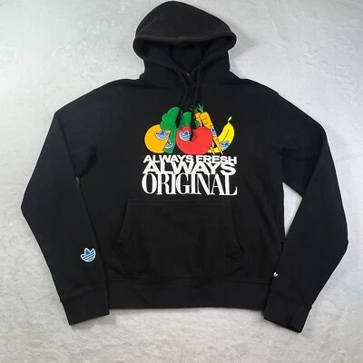 Adidas Originales Always Fresh Alway Original Sudadera con Capucha Negra Para Hombre Pequeña Envejecida Foto 1 de 4