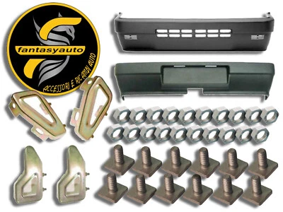 Fiat Panda 141 Dal 1986 > Kit Paraurti Anteriore & Posteriore Con Staffe & Perni - Immagine 1 di 3