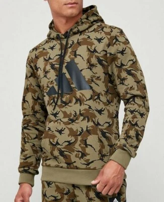NUEVA SUDADERA CON CAPUCHA PARA HOMBRE ADIDAS ORIGINALES FUTURE ICONOS CAMUFLAJE ~TALLA MEDIANA #HA5834 Foto 1 de 4