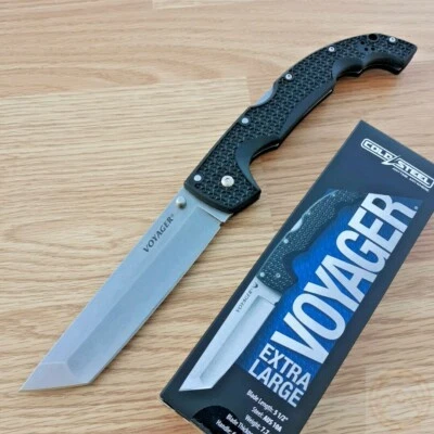 Cuchillo Plegable Cold Steel XL Voyager 5.5" AUS-10A Hoja de Acero Mango Griv-Ex Foto 1 de 4