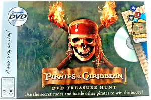 Pirates of the Caribbean DVD Board Game Treasure Hunt Dead Mans Chest