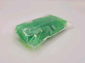 LEGO Lot Of 50 1X2 Bricks Transparent Green Trans-Green Translucent - New - Picture 1 of 3