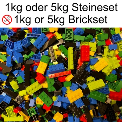 JFB Toys 1kg/5kg Steinebox kompatibel zu LEGO Steineset