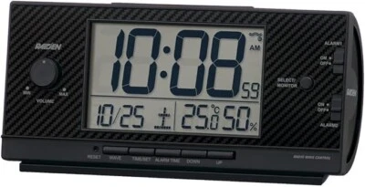 Reloj Seiko Reloj Despertador Radio Digital Volumen Fuerte PYXIS RAIDEN 77×167×57m Foto 1 de 4