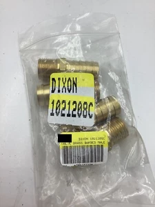 (Pack of 5) Dixon Valve 3/4" Hose Barb ID x 1/2" NPTF Brass Fittings 1021208C - Picture 1 of 8