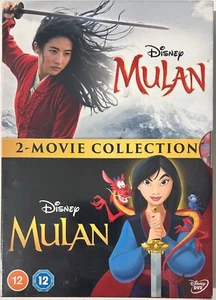 Disney Mulan: Live Action and Animation - 2 Movie Collection (DVD) New Sealed - Picture 1 of 2