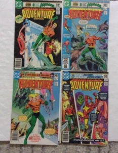 ADVENTURE COMICS #475 A #478 COMP.1980 STARMAN, PLASTIC MAN, AQUAMAN DITKO - Imagen 1 de 1