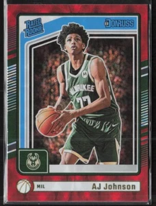Panini Donruss NBA 2024-25 No. 222 AJ Johnson Rated Rookie International Red - Bild 1 von 2