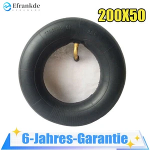 Schlauch 200x50 Gebogenes Ventil Für Elektroroller Reifenrad E-Scooter Razor - Bild 1 von 7