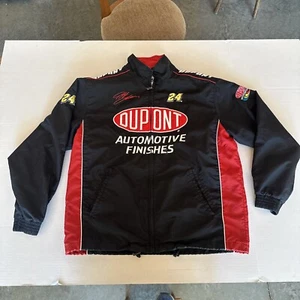 Vintage Chase Authentic NASCAR Jeff Gordon 24 DuPont Racing Jacket Size M - Picture 1 of 7