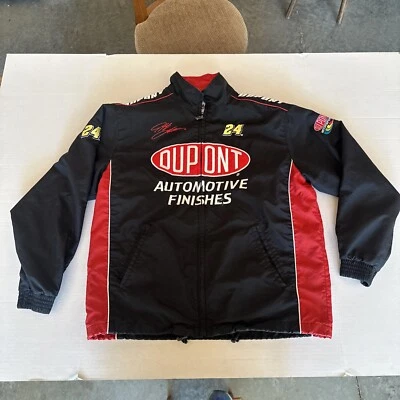 Vintage Chase Authentic NASCAR Jeff Gordon 24 DuPont Racing Jacket Size M - Image 1 of 4