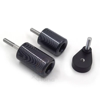 Без разреза рамка ползунок протектор для 2007 2008 Kawasaki Ninja ZX-6R ZX6R углерода - Изображение 1 из 4