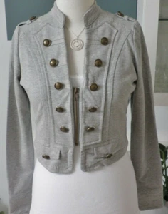 Reverso Impressionen Jacke Jäckchen Sweatjacke Bolero grau Gr. 40 L NP 80€ - Bild 1 von 24