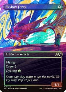 Skybox Ferry (Borderless) 332 Foil NM MTG Aetherdrift Magic - Bild 1 von 1