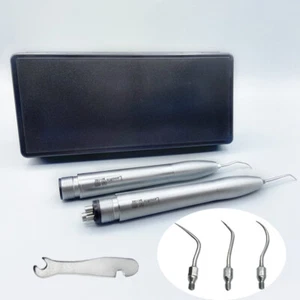 LenoRis Dental Hygienist Ultrasonic Air Perio Scaler Handpiece 2/4H +GK1/2/3 Tip - Picture 1 of 11