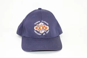 Vintage 2001 Super Bowl XXXV 35 NFL Snapback Black Embroidered Hat Cap NWOT - Picture 1 of 10