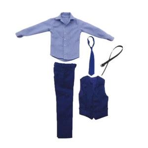1:6 Scale Men Blue Waistcoat Suit Male Vest Clothing for 12'' Action Figures - Picture 1 of 12