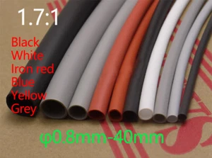 Tubo termorretráctil de goma de silicona tubo termorretráctil flexible color 0,8 mm-30 mm - Imagen 1 de 15