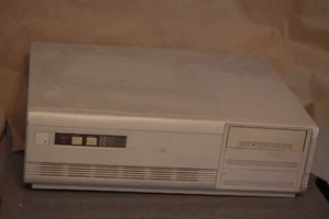 AT PC CASE desktop beige 80s with side switch PSU 6 5.25" drive large heavy - Picture 1 of 18