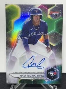 2023 Bowman's Best Gabriel Martinez #B23-GM On Card Auto Refractor - Picture 1 of 2