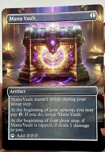 Mana Vault Proxy Card with Custom designed art - Bild 1 von 2
