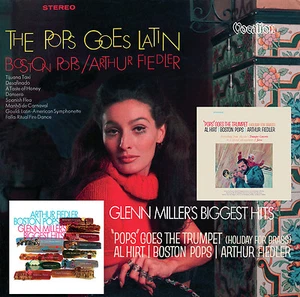 Arthur Fiedler - Pops Goes the Trumpet, Pops Goes Latin & Glenn Miller's Hits - Picture 1 of 1