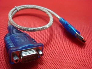 C2G Model 26886 1.5 ft. USB to DB9 Serial RS232 Adapter Cable - Picture 1 of 1