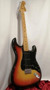 Fender 1978 Stratocaster Hardtail 3 Tone Sunburst Vintage Electric Guitar - Picture 1 of 17