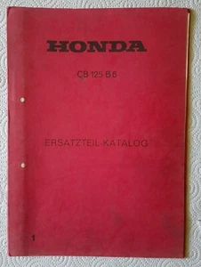Honda CB 125 B 6 Ersatzteilkatalog - Bild 1 von 3
