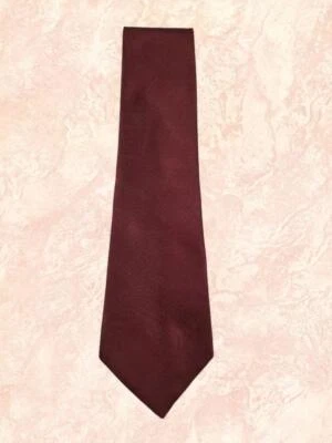 BOTANY 500 Brillo Borgoña Diseño Abstracto! Corbata 100% poliéster ~ ¡Hecha en EE. UU.! Foto 1 de 4