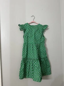 J. Crew Crew cuts Green Girls Floral Dress - Size 12 - Picture 1 of 4
