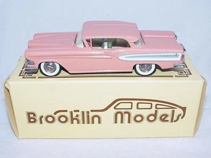 Brooklin Models 1:43 EDSEL CITATION 2-DOOR HARDTOP Car Pink 1958 BRK22 MIB`85 - Picture 1 of 9