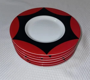 Block Spal  Jewels  Ruby Portugal  6" Bread Plates.  Set Of 6. - Picture 1 of 6