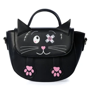Banned Apparel Alternative Gothic Punk Rock Grunge Okkult Emo Neko Schultertasche - Bild 1 von 5